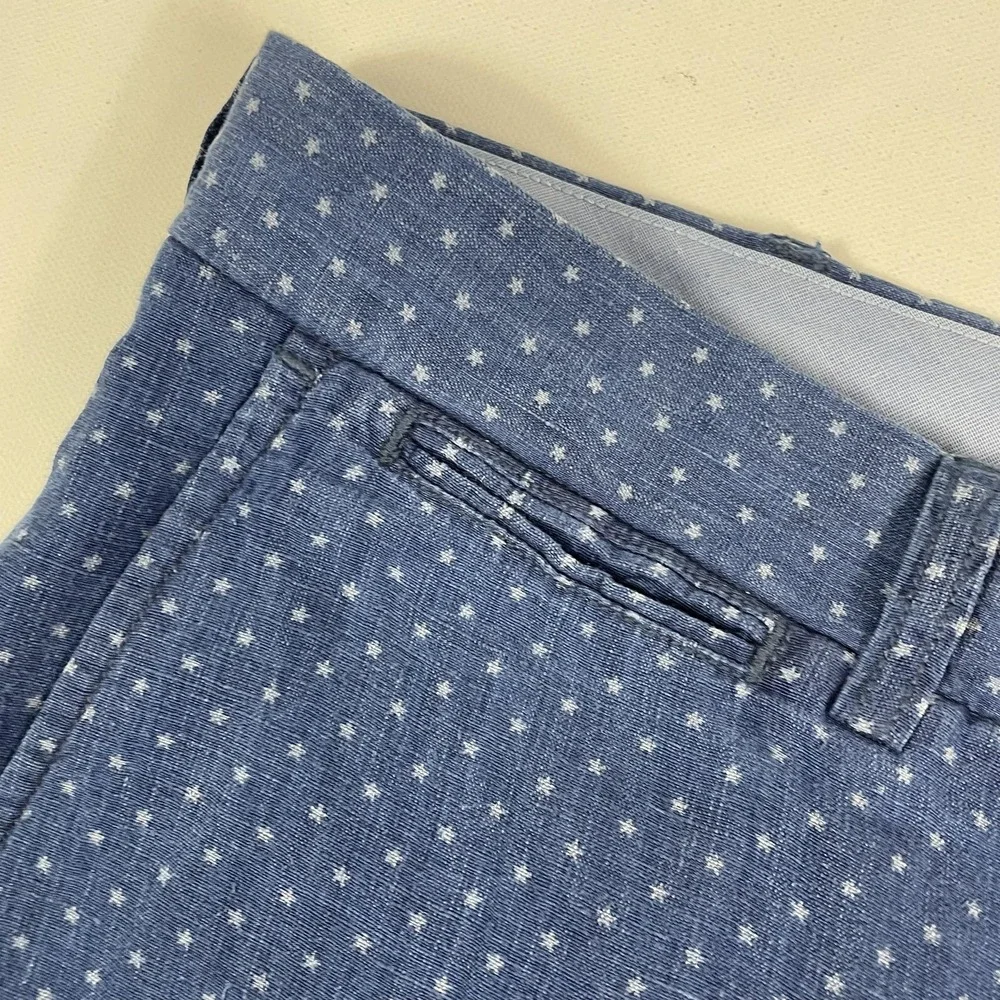 Polo Ralph Lauren Shorts Mens 36 Blue Cotton Dot Chino Classic Fit 9‎ Inseam
